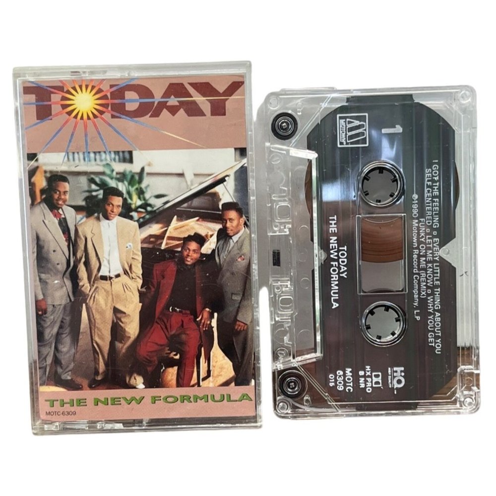 The New Formula Today Cassette Tape R&B Soul 1990